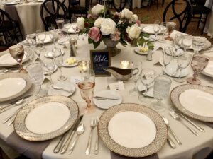 China Set Rentals for Plated Dinners and Receptions
