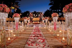 Coconut Grove Tabletop Rentals for Outdoor Receptions