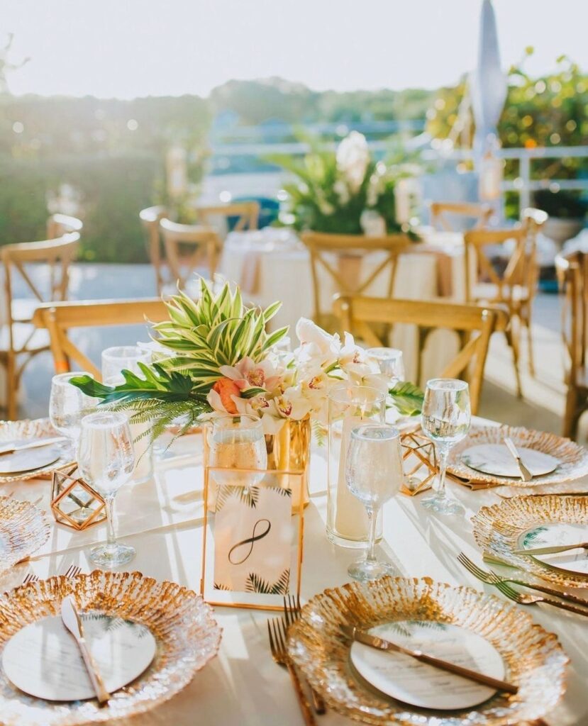 Luxury Charger Plate Rentals for South Florida Weddings